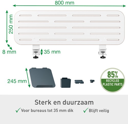 Ergo Mobiele thuiswerkplek set Leitz pakket 1-4