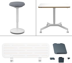 Ergo Mobiele thuiswerkplek set Leitz pakket 1