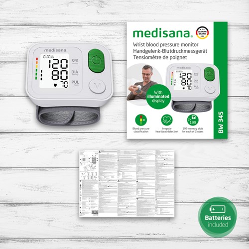 Polsbloeddrukmeter Medisana BW 345-3