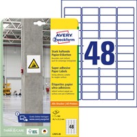 Etiket Avery Zweckform L7873-20 45.7x21.2mm 960 etiketten-2
