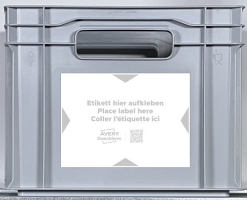 Positioneeretiket Avery Zweckform 8003 220x160mm bedrukt 5 etiketten-1