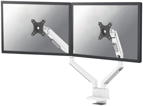 Monitorarm Neomounts NEXT Slim 2 schermen 32 inch wit