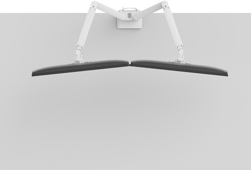 Monitorarm Neomounts NEXT Slim 2 schermen 32 inch wit-2