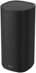 Afvalbak Desq Touch 30 liter RVS zwart