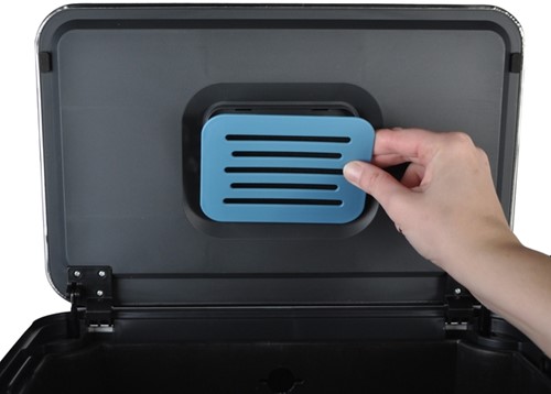 Pedaalemmer Desq 40 liter RVS wit-2