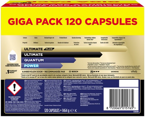 Vaatwastabletten Finish Ultimate plus 120 stuks gigapack-3