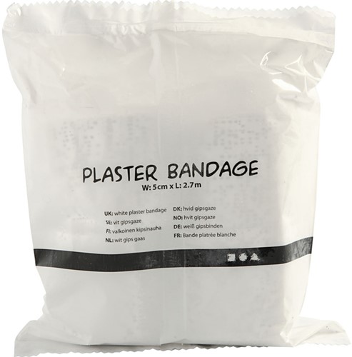 Gipsverband Creativ Company rol 10x270cm 2 rollen