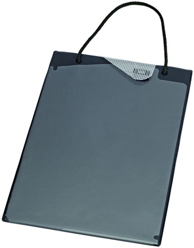 Klembord MAUL A4 autowerkmap staand met afsluitbaar opbergvak  zwart