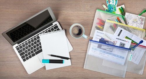 Opbergtas Djois met rits A5 assorti-3