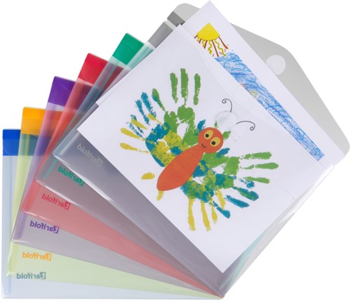 Enveloptas Djois Color Collection A5 horizontaal assorti-2