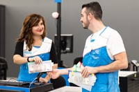 Opbergtas Djois met rits chequeboek formaat assorti-3