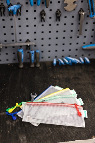 Opbergtas Djois met rits chequeboek formaat assorti-1