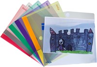 Enveloptas Djois Color Collection A4 horizontaal assorti-2