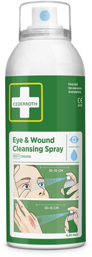 Oog en wondreinigende Spray Cederroth 150ml