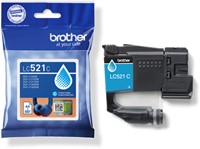 Inktcartridge Brother LC-521C blauw-3