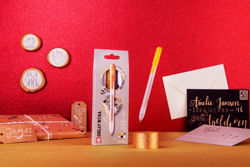 Gelschrijver Sakura Gelly Roll Special 08 klikfunctie set à 3 kleuren zilver-2