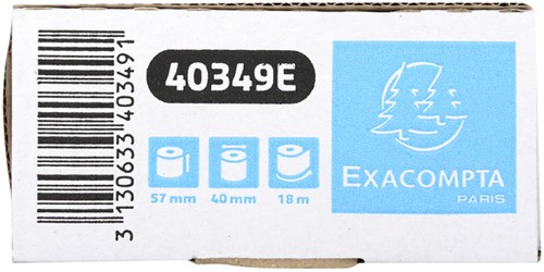 Telrol Exacompta 57mmx18m kern Ø12mm thermisch-2