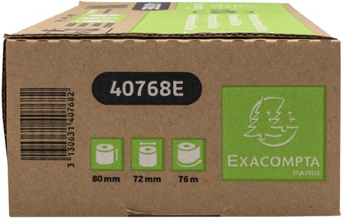 Telrol Exacompta 80mmx76m kern Ø12mm thermisch fenolvrij-2