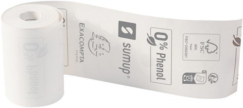 Telrol Exacompta 57mmx9m, kern Ø12mm SumUp thermisch fenolvrij-2