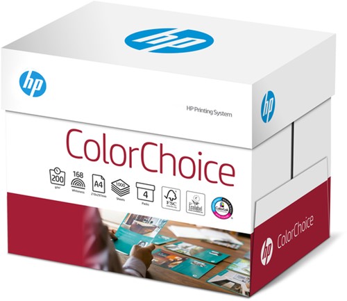 Kleurenlaserpapier HP Color Choice A4 200gr wit 250vel-2