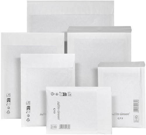 Luchtkussenenvelop AirPro Green IEZZY 14/D 200x265mm wit 100 stuks-2