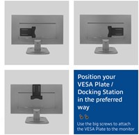 Vesa montage plaat ACT voor AC7150-3