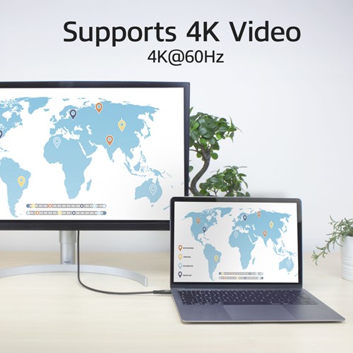 Kabel ACT USB-C 3.0 10Gbps 60W USB 1 meter-2