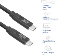 Kabel ACT USB-C 3.0 10Gbps 60W USB 3 meter-2