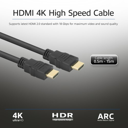 Kabel ACT HS v2.0 HDMI-A male - HDMI-A male (AWG30) 5 meter-2