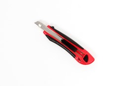 Snijmes IEZZY 9mm kunststof met ergonomische softgrip incl. 3 mesje