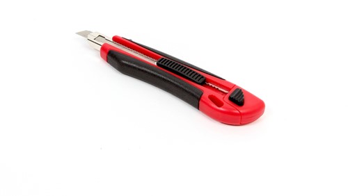 Snijmes IEZZY 9mm kunststof met ergonomische softgrip incl. 3 mesje-3