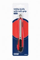 Snijmes IEZZY 9mm kunststof met softgrip inclusief 1 mesje-2