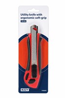 Snijmes IEZZY 18mm kunststof met ergonomische softgrip incl. 3 mesje-2