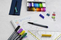 Fineliner Pentel Pointliner S40-B fijn rood-3