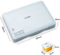 Gouache HIMI 24 kleuren 30gr opbergbox ice blue-3