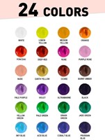 Gouache HIMI 24 kleuren 30gr opbergbox roze-5