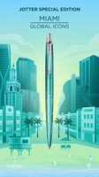 Balpen Parker Jotter special edition Miami turquoise CT medium-2
