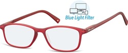 Leesbril  Montana +2.00 dpt blue light filter rood