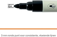 Whiteboardmarker Nobo ronde punt 3mm zwart-9