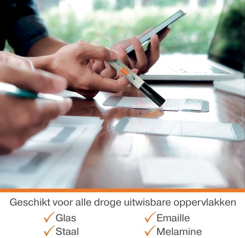 Whiteboardmarker Nobo ronde punt 3mm zwart-21