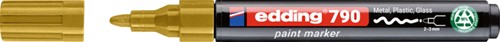 Paintmarker edding 790 op alcoholbasis 2-3mm goud