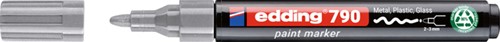 Paintmarker edding 790 PCR op alcoholbasis 2-3mm zilver