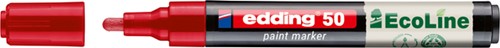 Paintmarker edding 50 EcoLine op waterbasis 2-3mm rood