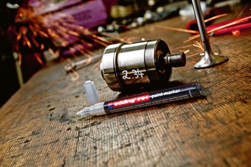 Paintmarker edding 791 op alcoholbasis 1-2mm rood-1