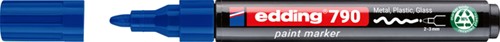 Paintmarker edding 790 op alcoholbasis 2-3mm blauw