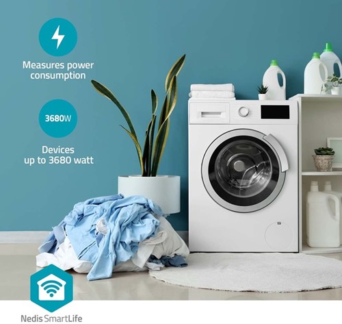 Slimme stekker Nedis Smartlife Wifi 3 stuks wit-6