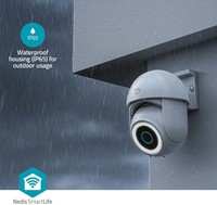 Beveiligingscamera Nedis Smartlife Wifi buiten 3MP Full HD 1296p wit-4