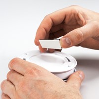 Montageset Alecto voor rookmelders magneetplaat 2 stuks MK-2 TWIN-2