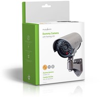Dummy beveiligingscamera Nedis buiten grijs-2