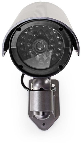 Dummy beveiligingscamera Nedis buiten grijs-2